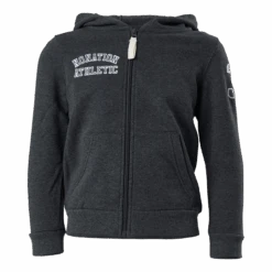 Alpha Full Zip Hood Grey