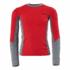 Peak Performance Junior Magic Crew Racing Red-grey Melange