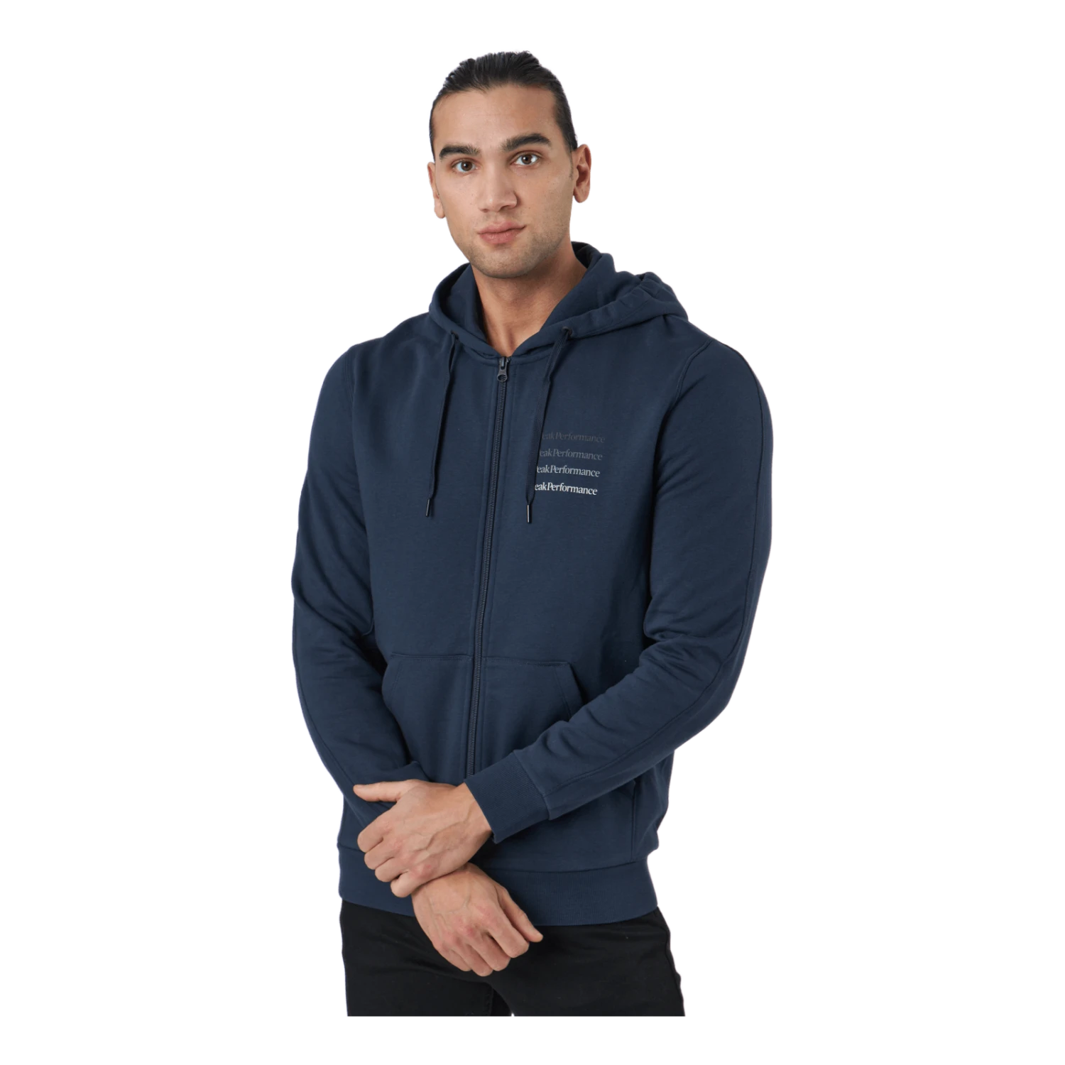 Peak Performance M Ground Zip Hood Blue Shadow