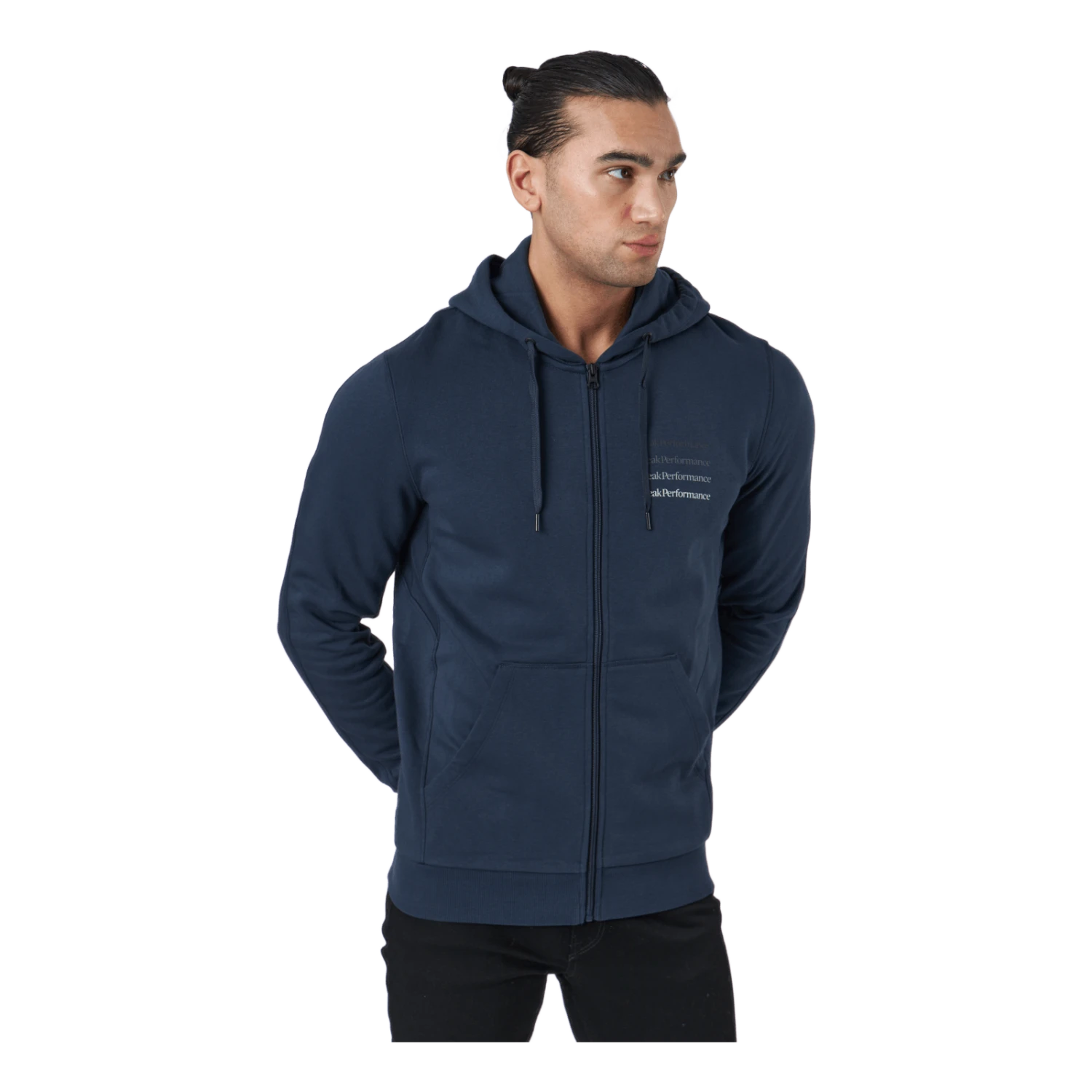 Peak Performance M Ground Zip Hood Blue Shadow - Image 2
