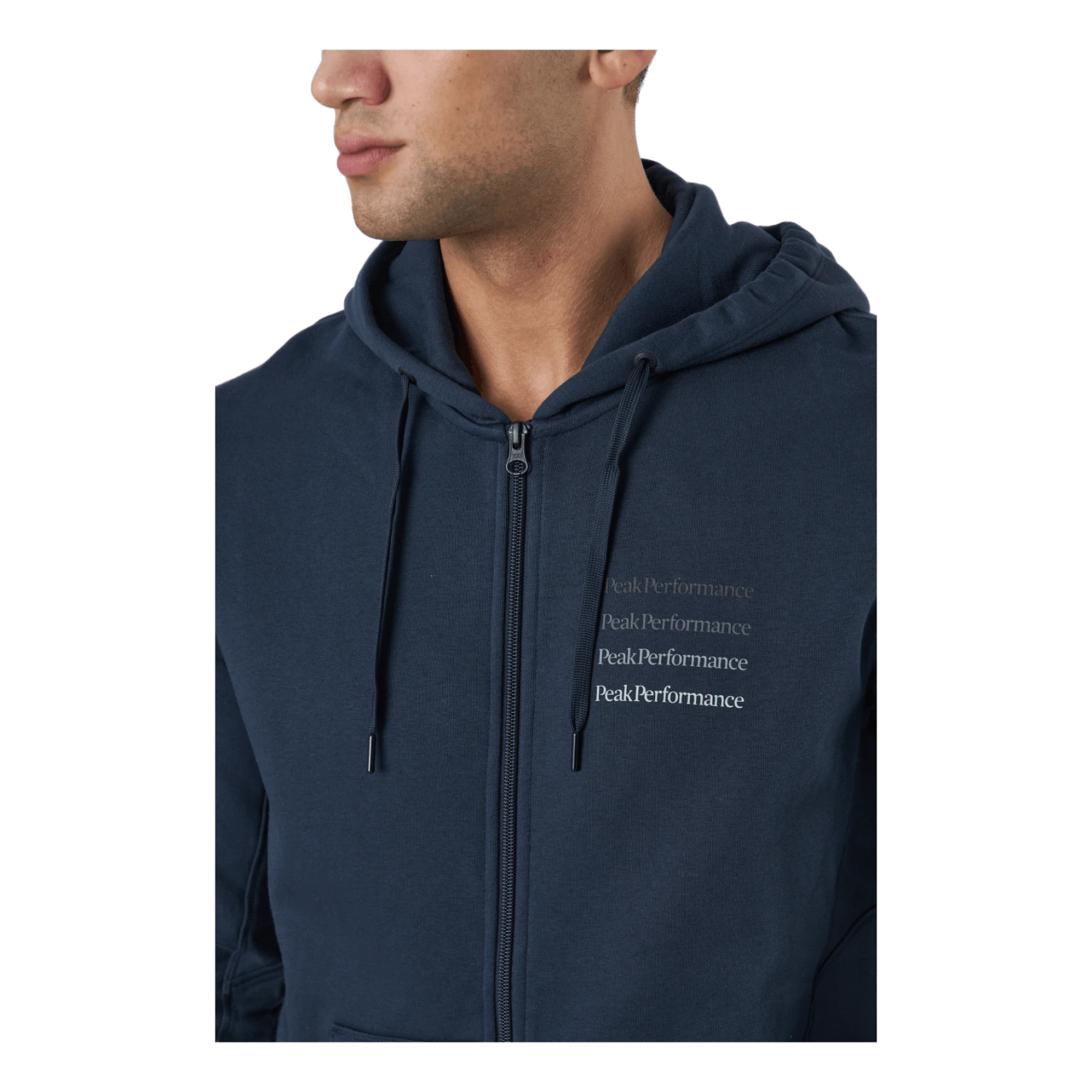 Peak Performance M Ground Zip Hood Blue Shadow - Image 4