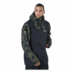 ColourWear Block Jacket M Camo Dark Khaki C79