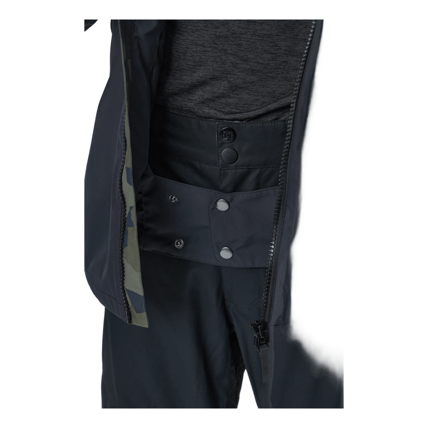 ColourWear Block Jacket M Camo Dark Khaki C79 - Image 7