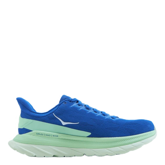 Hoka One One M Mach 4 Dazzling Blue / Green Ash - Image 3