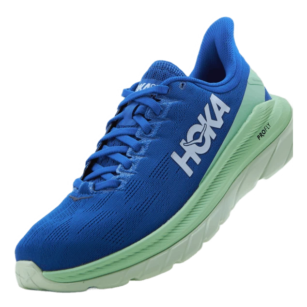 Hoka One One M Mach 4 Dazzling Blue / Green Ash - Image 6