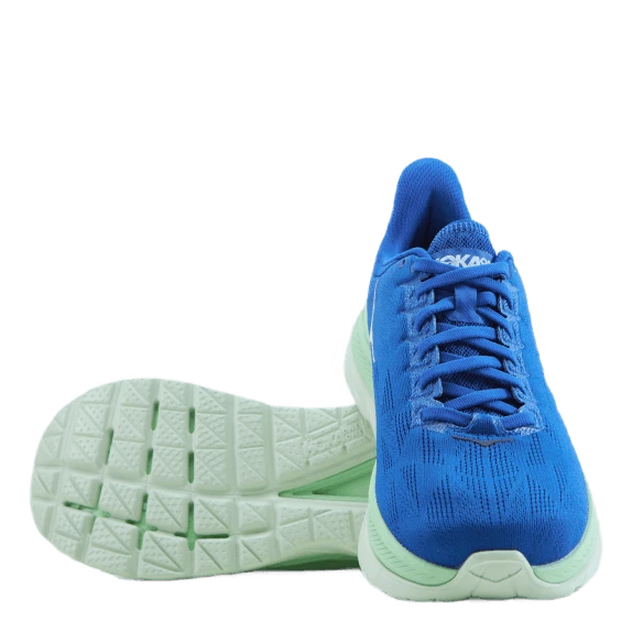 Hoka One One M Mach 4 Dazzling Blue / Green Ash - Image 7
