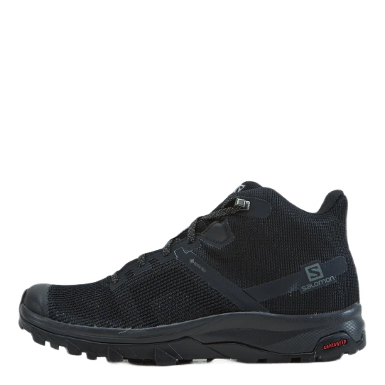 Salomon Outline Prism Mid Gtx Black/black/castor Gray