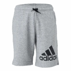 Adidas Boys Essentials Big Logo Short Medium Grey Heather / Black