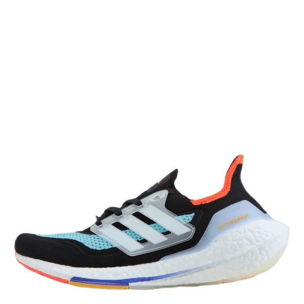 ADIDAS Ultraboost 21 Core Black / Cloud White / Pulse Aqua