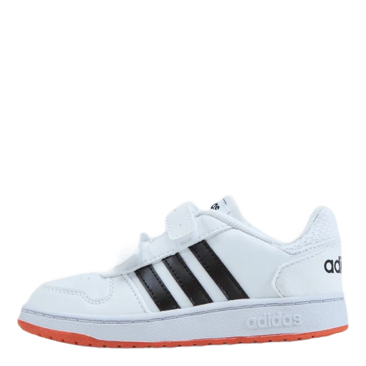 ADIDAS Hoops 2.0 Cmf I Cloud White / Core Black / True Orange
