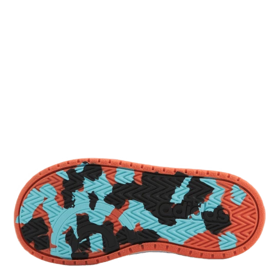 ADIDAS Hoops 2.0 Cmf I Cloud White / Core Black / True Orange - Image 4