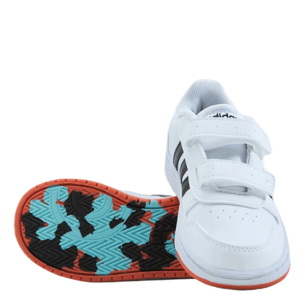 ADIDAS Hoops 2.0 Cmf I Cloud White / Core Black / True Orange - Image 7