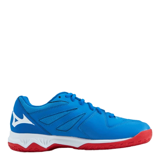 Mizuno Lightning Star Z6 Junior French Blue / White / Fiery Re - Image 3