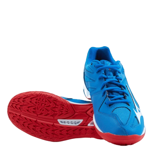 Mizuno Lightning Star Z6 Junior French Blue / White / Fiery Re - Image 7