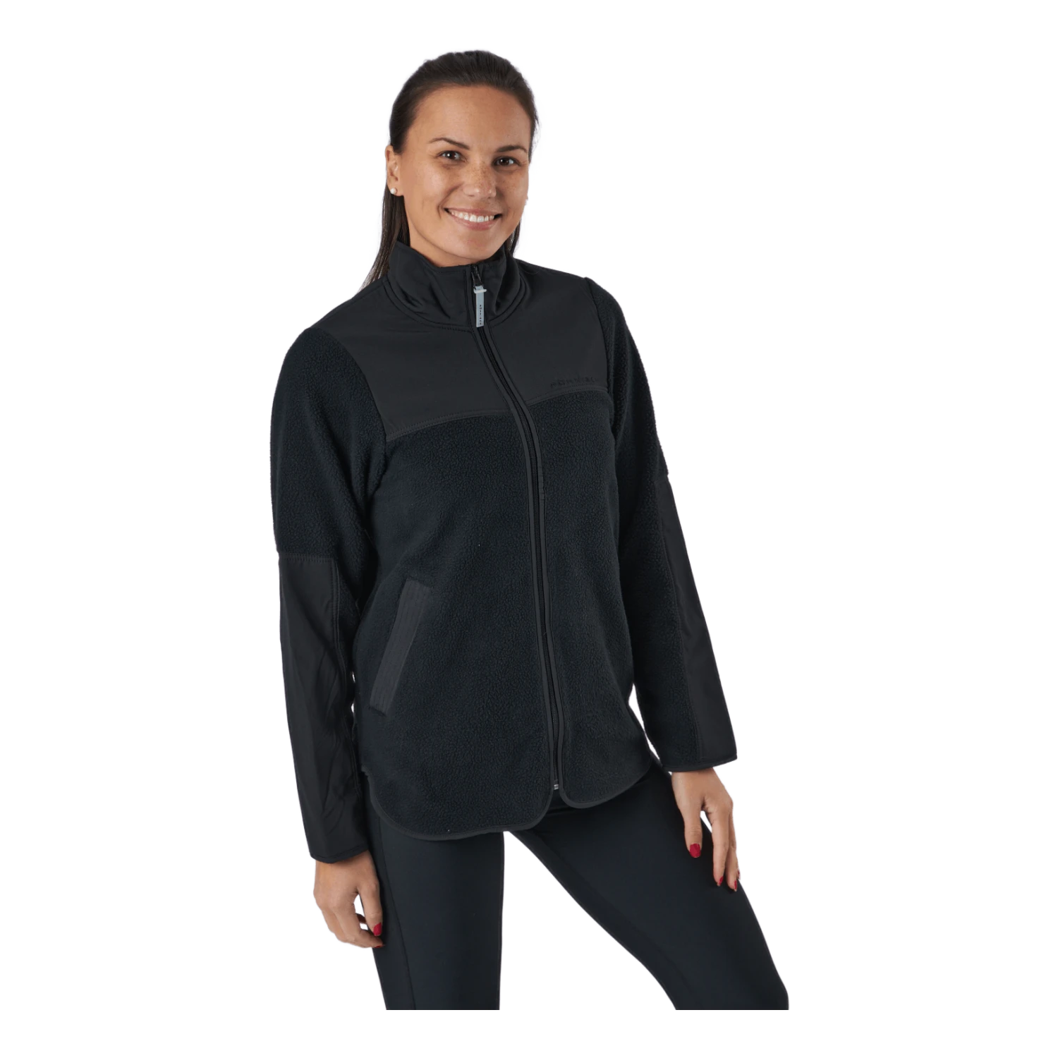 Röhnisch Phoebe Pile Jacket Black - Image 2