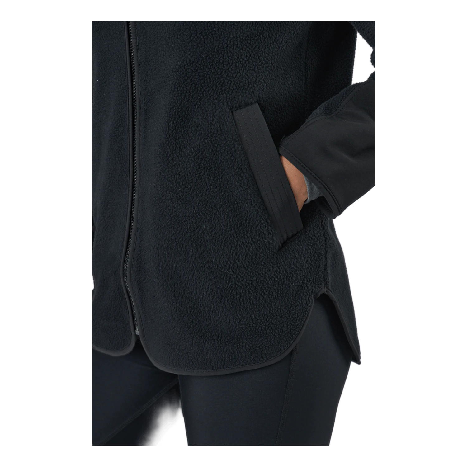 Röhnisch Phoebe Pile Jacket Black - Image 5