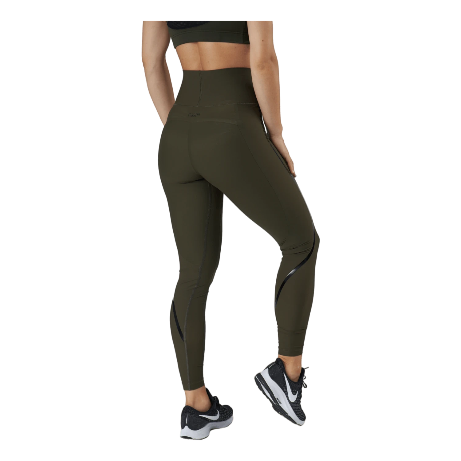 CASALL Sculpture High Waist Tights Forest Green - Image 3