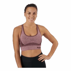 Hummel Hmlclea Seamless Sports Top Fudge/woodrose Melange