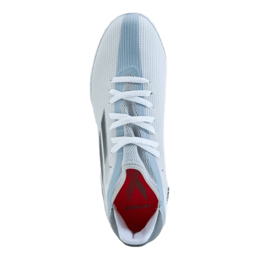 ADIDAS X Speedflow.3 In J Cloud White / Iron Metallic / Solar Red - Image 5