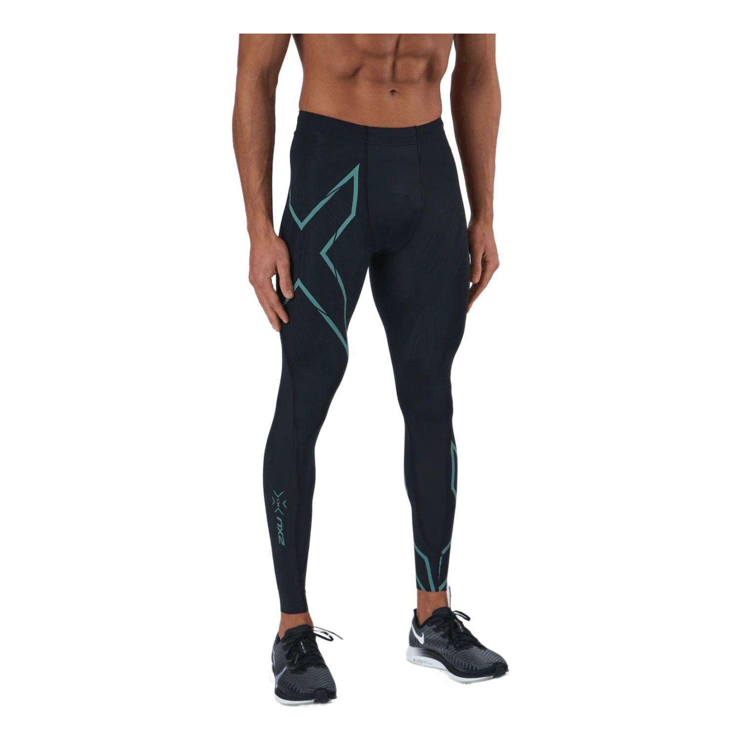 2XU Light Speed Compression Tight Black/silver Sage Reflective