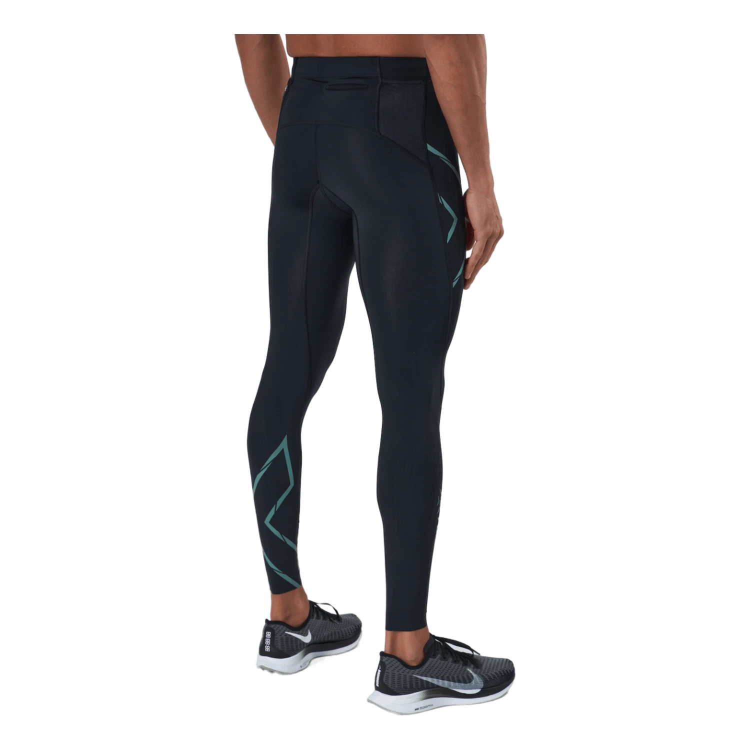 2XU Light Speed Compression Tight Black/silver Sage Reflective - Image 3