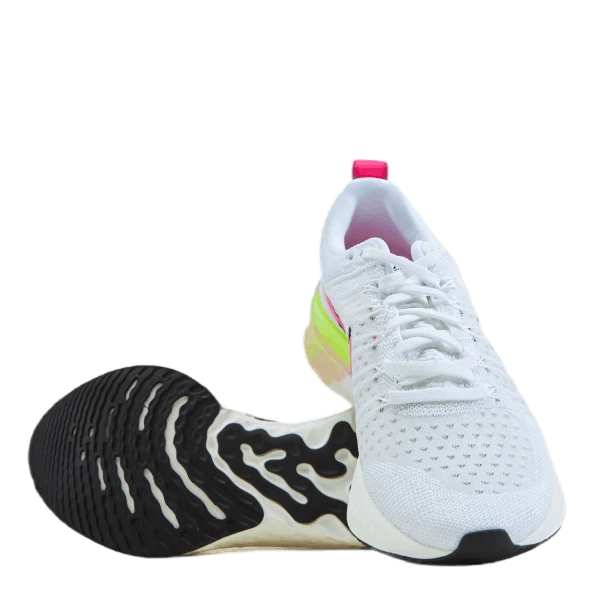 Nike React Infinity Run Flyknit 2 W White/black-sail-pink Blast - Image 7