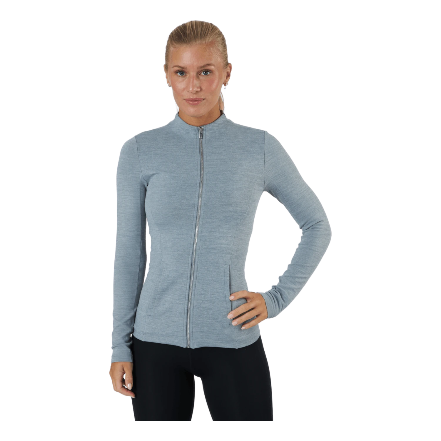 Nike Yoga Luxe Dri-fit Women's Full Particle Grey/htr/platinum Tin