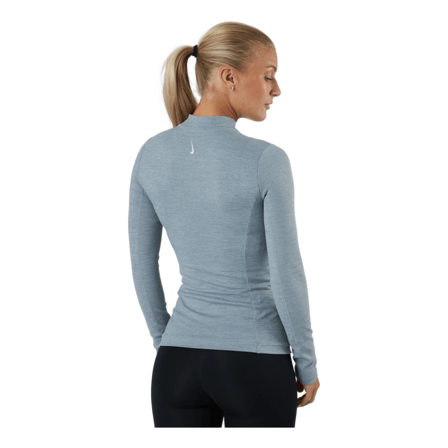 Nike Yoga Luxe Dri-fit Women's Full Particle Grey/htr/platinum Tin - Image 3