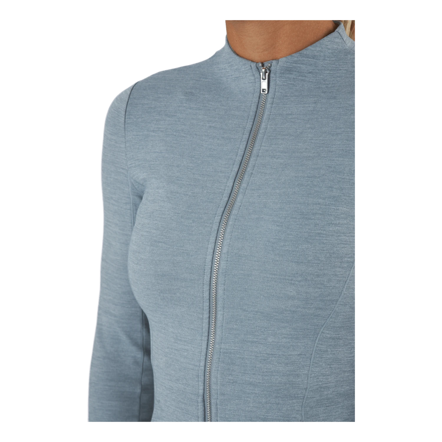 Nike Yoga Luxe Dri-fit Women's Full Particle Grey/htr/platinum Tin - Image 4