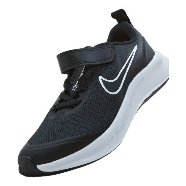 Nike Star Runner 3 Little Kids' Shoes BLACK/DK SMOKE GREY-DK SMOKE GREY - Image 6