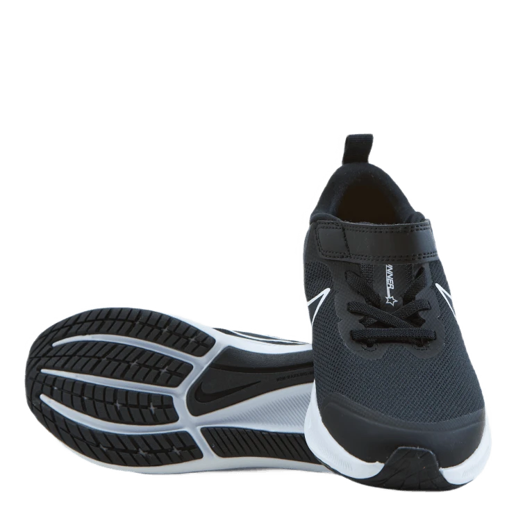 Nike Star Runner 3 Little Kids' Shoes BLACK/DK SMOKE GREY-DK SMOKE GREY - Image 7