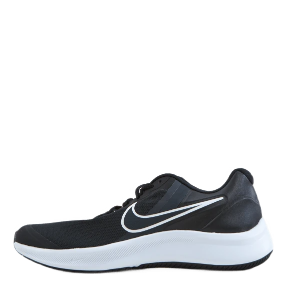 Nike Star Runner 3 Big Kids' Road Running Shoes BLACK/DK SMOKE GREY-DK SMOKE GREY