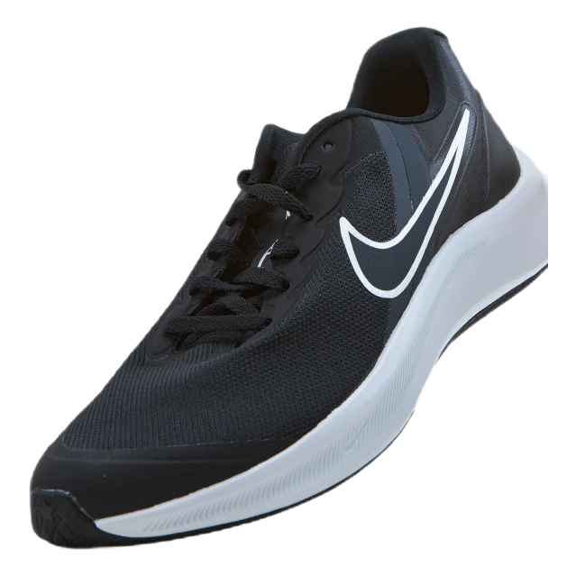 Nike Star Runner 3 Big Kids' Road Running Shoes BLACK/DK SMOKE GREY-DK SMOKE GREY - Image 6