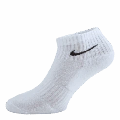 Nike Everyday Cushioned Training Ankle Socks (6 Pairs) WHITE/BLACK