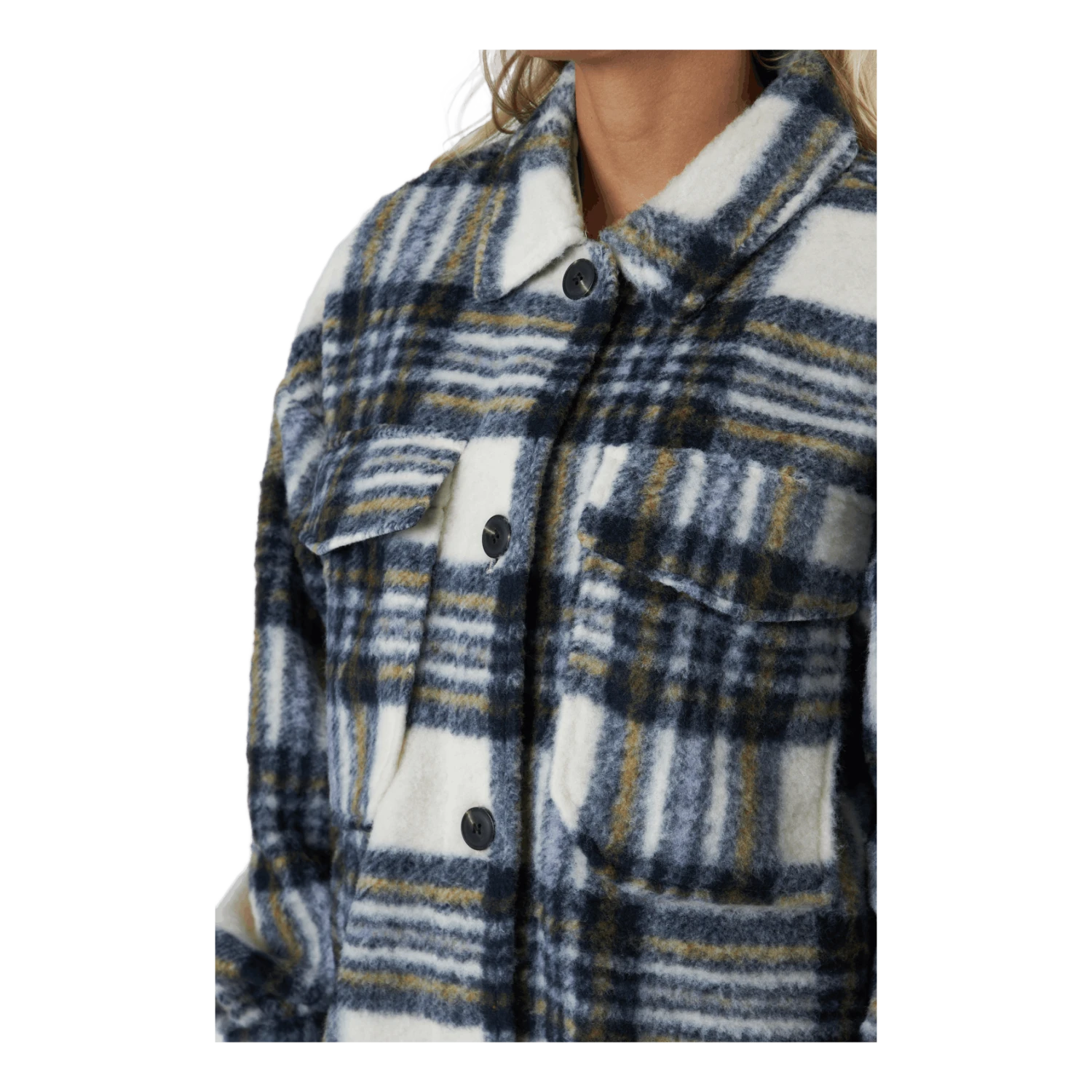 ONLY Onlrosa Long Shacket Cc Otw Cloud Dancer - Image 4