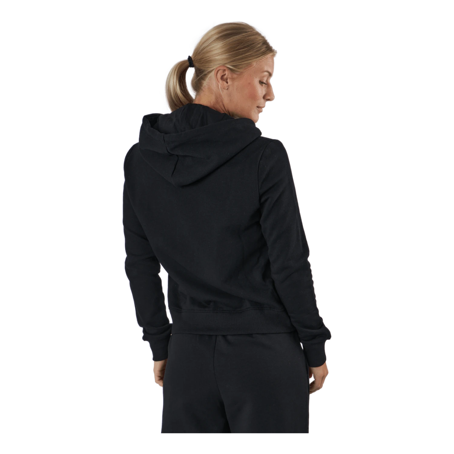 ONLY Onlfeel Life L/s Zip Hood Swt Black - Image 3