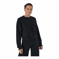 ONLY Onljenka L/s O-neck Smock Top Black