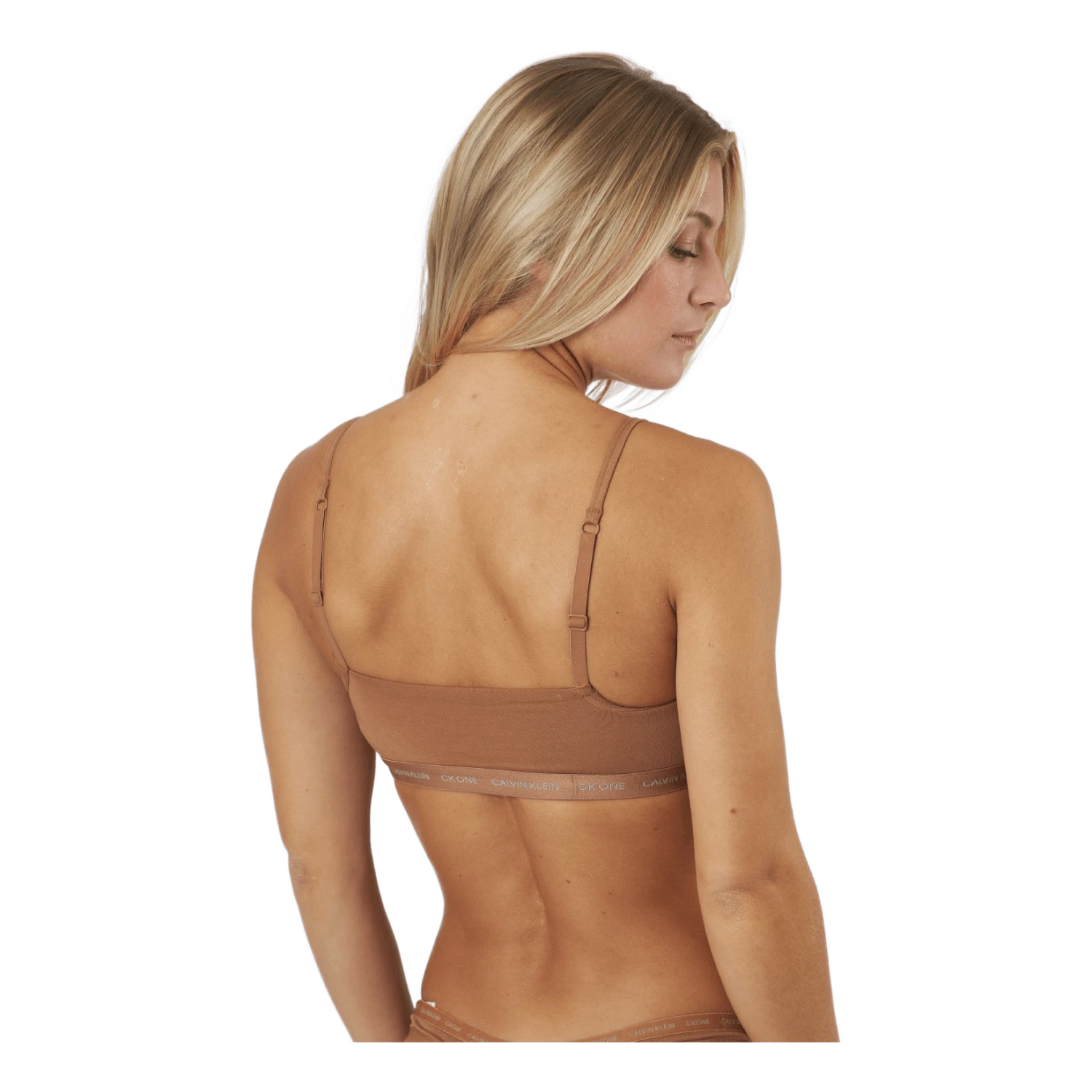 Calvin Klein Unlined Bralette 2pk Sandalwood/sandalwood - Image 3