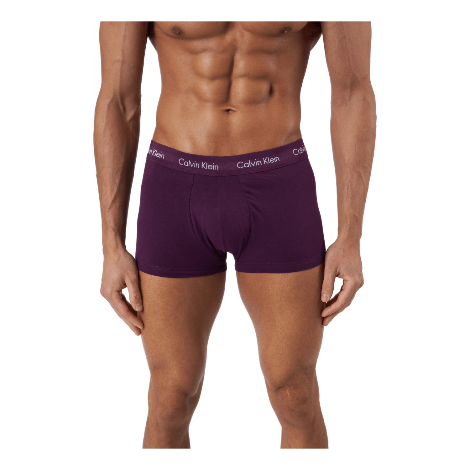 Calvin Klein Low Rise Trunk 3pk Cheshire Purple/ Active Blue/