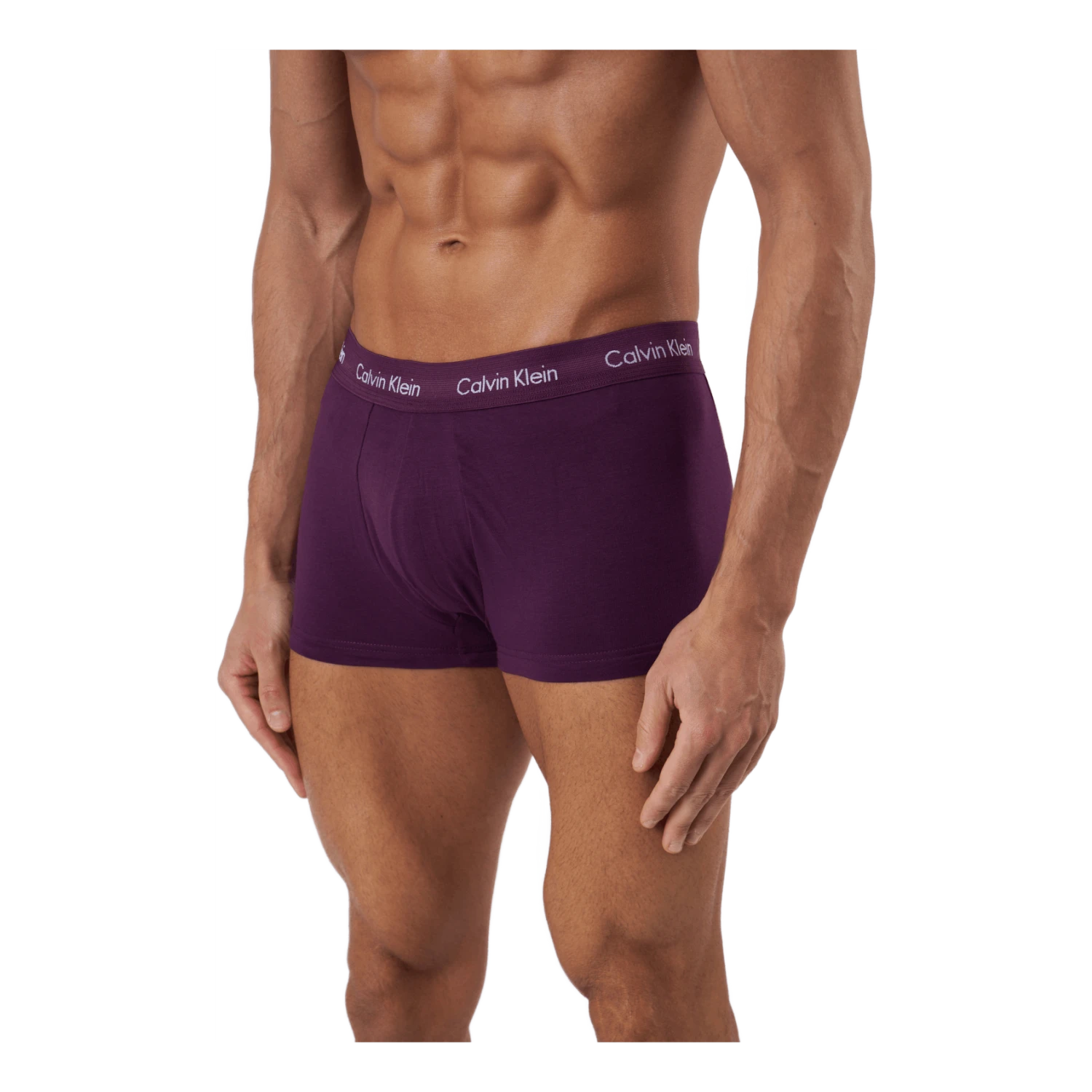 Calvin Klein Low Rise Trunk 3pk Cheshire Purple/ Active Blue/ - Image 2