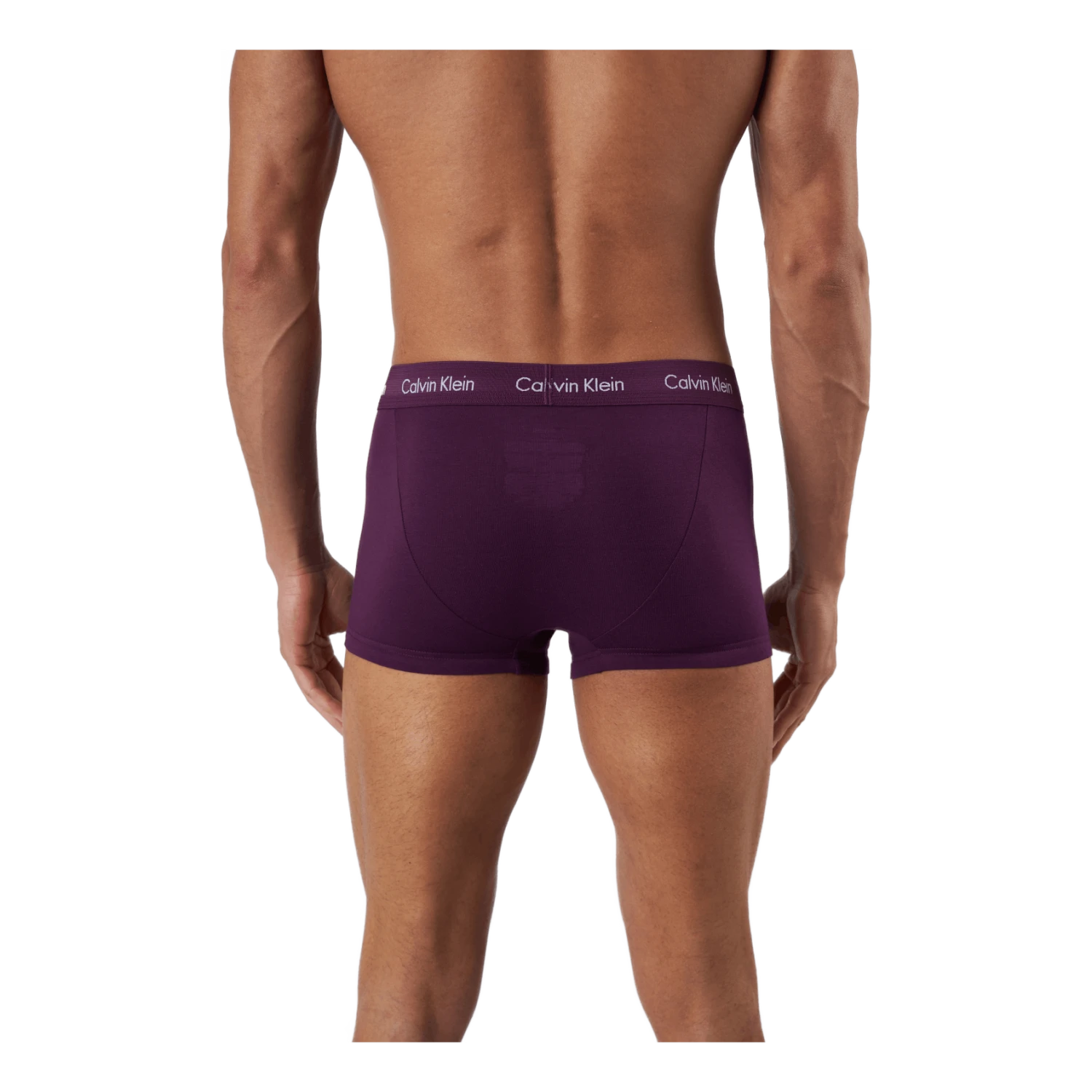 Calvin Klein Low Rise Trunk 3pk Cheshire Purple/ Active Blue/ - Image 3