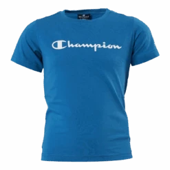 Champion Crewneck T-shirt Vallarta Blue