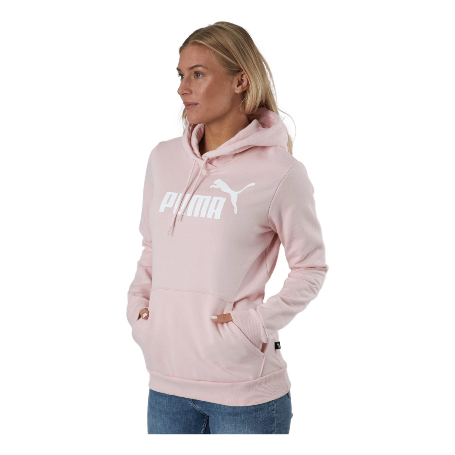 Puma Ess Logo Hoodie Fl (s) Lotus - Image 2