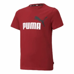Puma Ess+ 2 Col Logo Tee B Intense Red