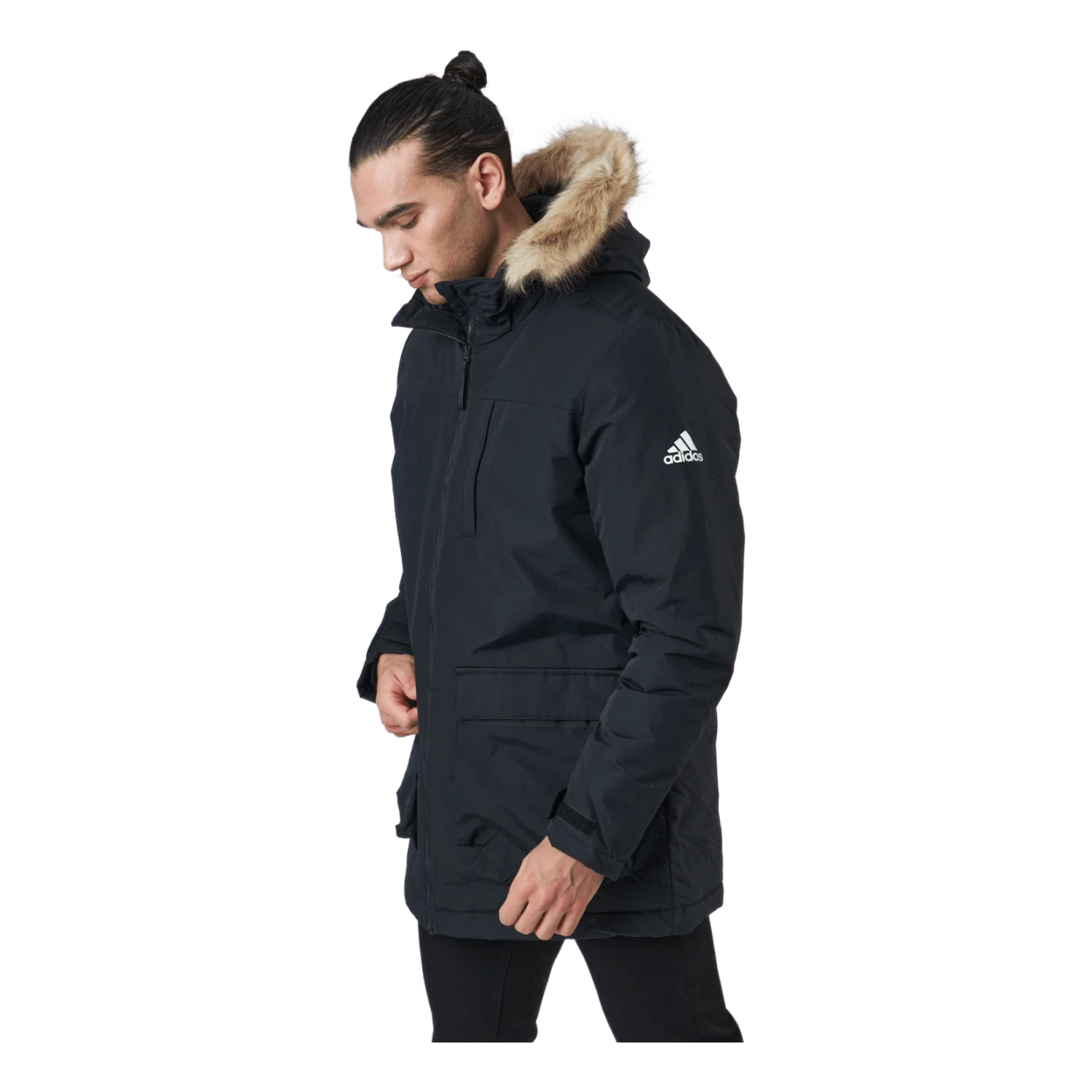 ADIDAS Hooded Parka Black