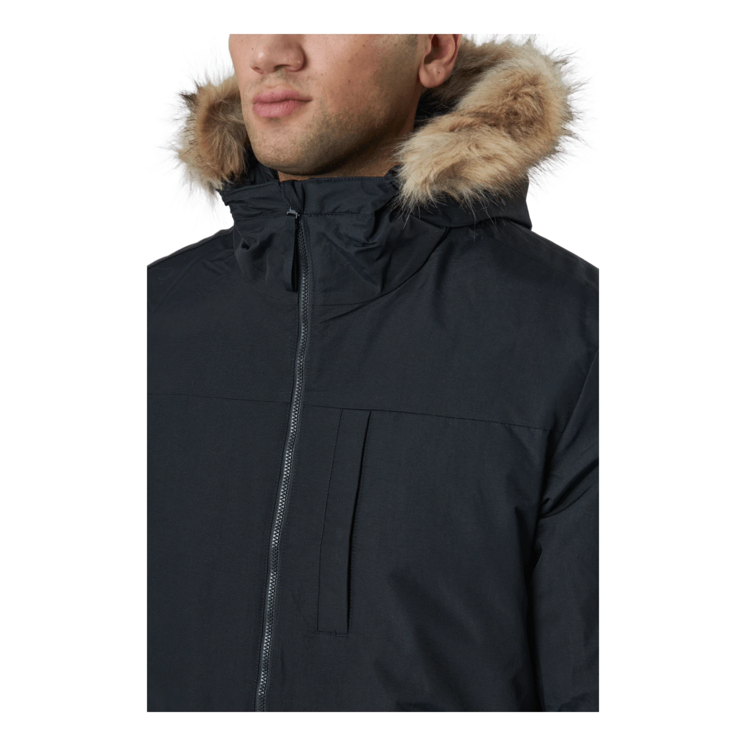 ADIDAS Hooded Parka Black - Image 4