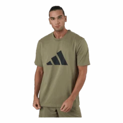 ADIDAS Sportswear Future Icons Three Bar Tee Orbit Green