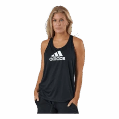 ADIDAS Logo Sport Tank Top Black / White