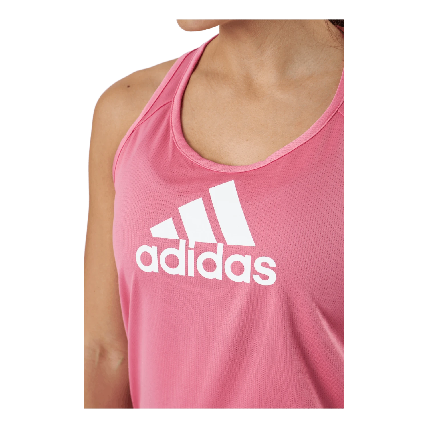 ADIDAS Logo Sport Tank Top Rose Tone / White - Image 4