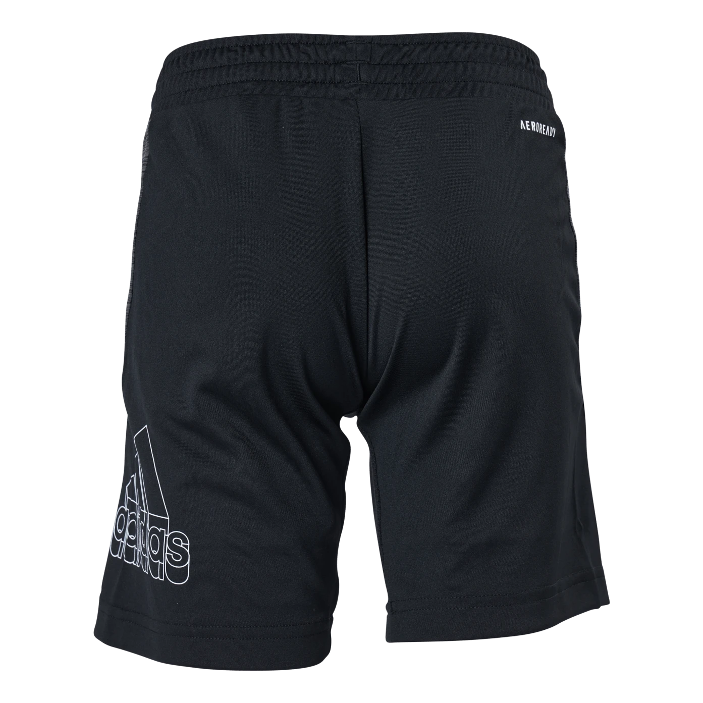 ADIDAS Boys Aeroready Heather Short Black / White - Image 3